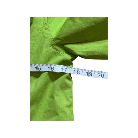 Talbots Kids Vintage Lime Green Double-Breasted Trench Coat Stand Out Outfit 14 - Picture 6 of 7